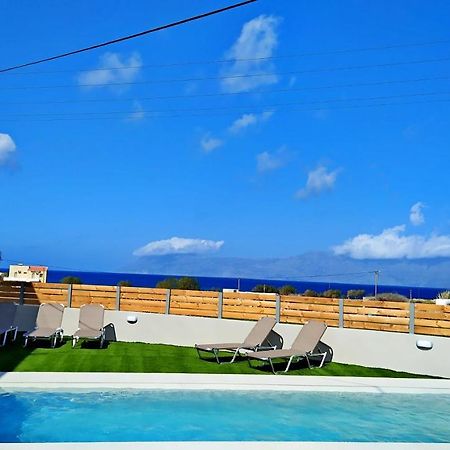 Balos Residence Private Pool Seafront Seaview 키사모스 외부 사진