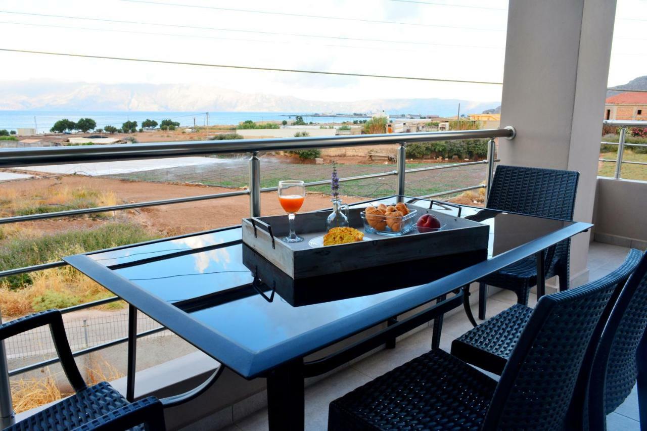Balos Residence Private Pool Seafront Seaview 키사모스 외부 사진