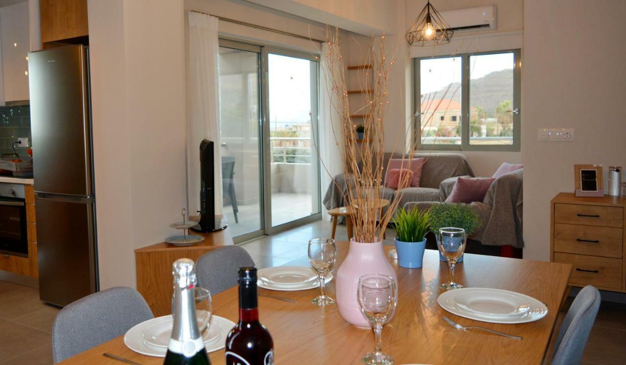 Balos Residence Private Pool Seafront Seaview 키사모스 외부 사진