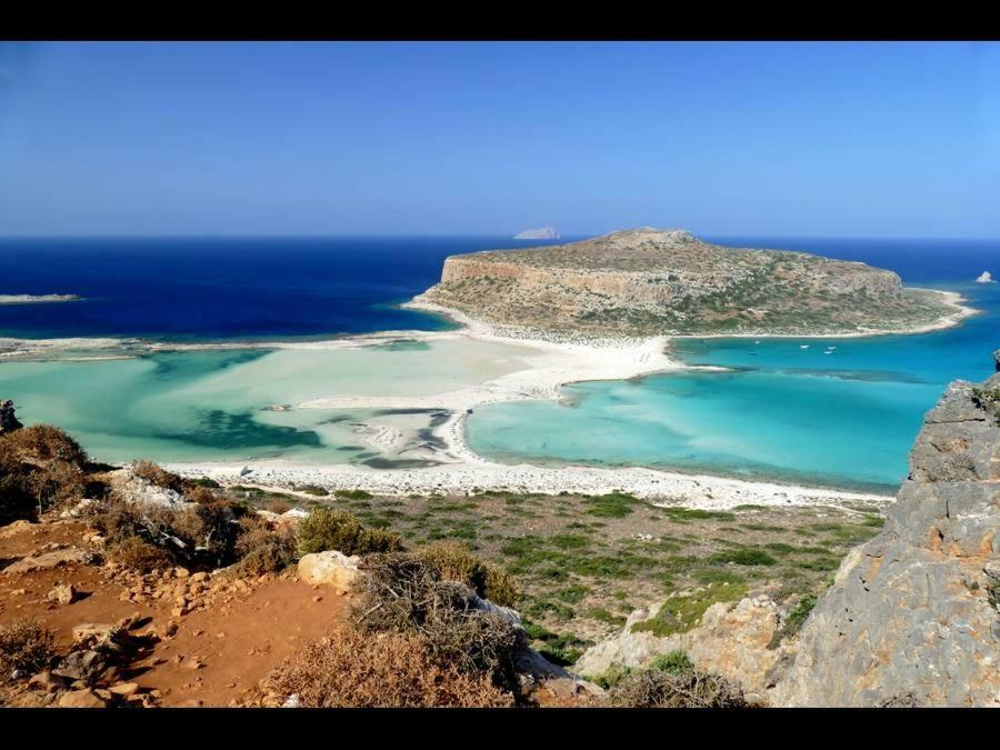 Balos Residence Private Pool Seafront Seaview 키사모스 외부 사진