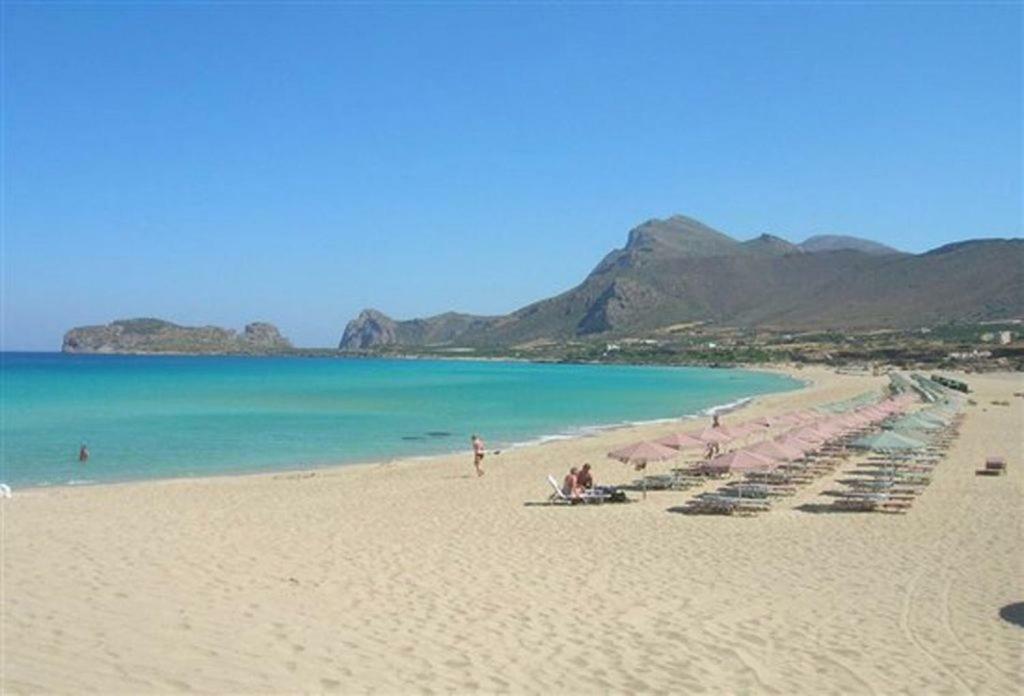 Balos Residence Private Pool Seafront Seaview 키사모스 외부 사진